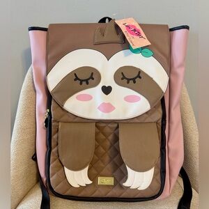Betsey Johnson Luv Betsey Sloth Backpack NWT
